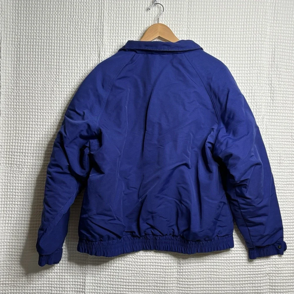 Vintage Carhartt Jacket Mens L -Blue Waterproof Fleece Lined Bomber  J72 COB-90s